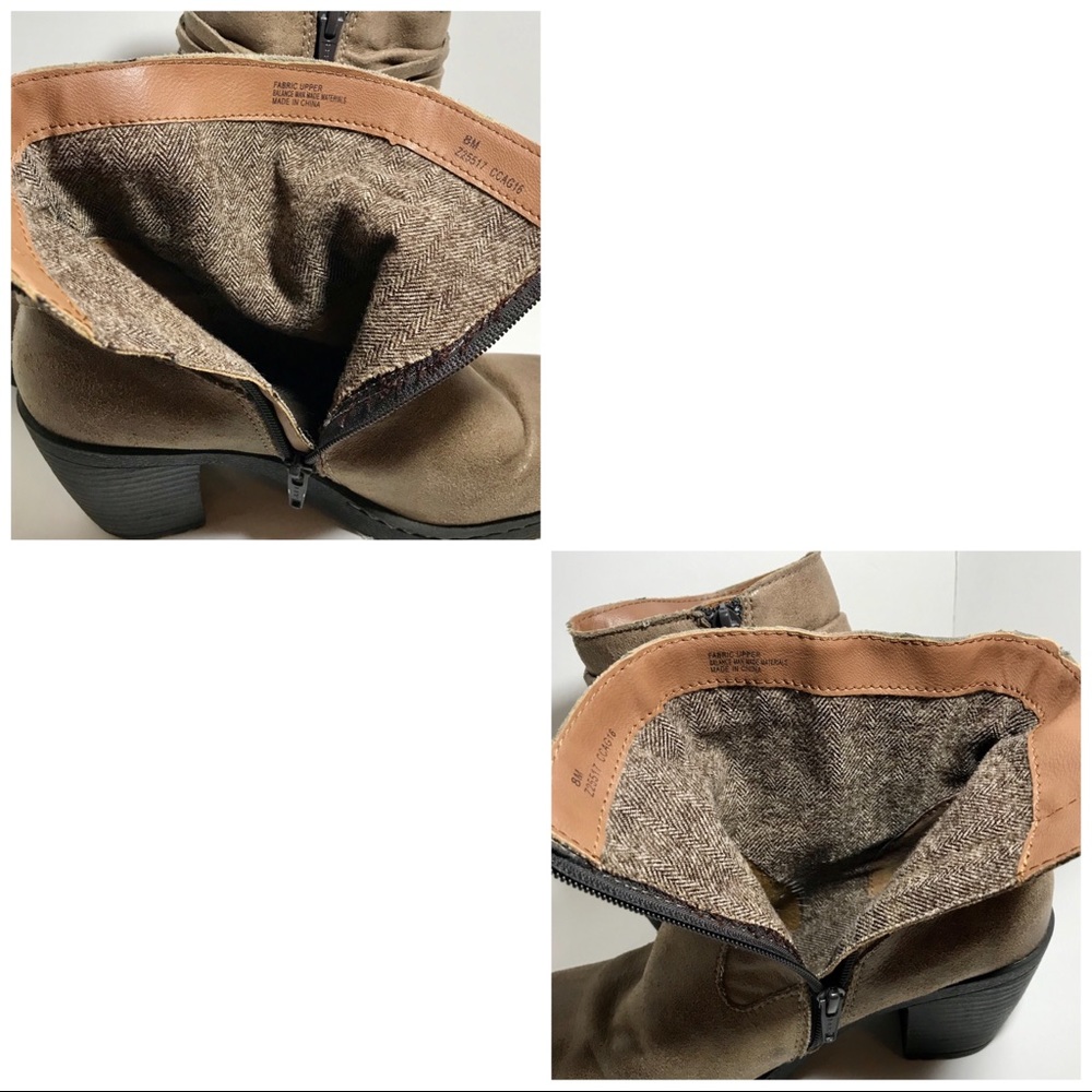 ♥️b.o.c. Born brown leather booties ankle boots - Picture 7 of 8